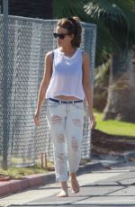 KATE BECKINSALE in Ripped Jeans Out in Los Angeles 05/20/2015
