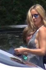 KATE HUDSON Arrives at Spago Bar in Beverly Hills