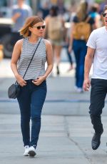 KATE MARA and Jamie Bell Out and About in New York 05/05/2015