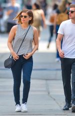 KATE MARA and Jamie Bell Out and About in New York 05/05/2015