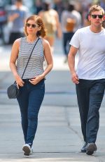 KATE MARA and Jamie Bell Out and About in New York 05/05/2015