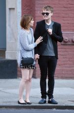 KATE MARA and Jamie Bell Out in New York 05/08/2015