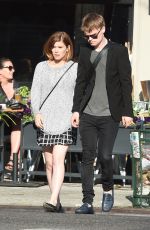 KATE MARA and Jamie Bell Out in New York 05/08/2015