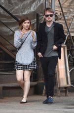 KATE MARA and Jamie Bell Out in New York 05/08/2015