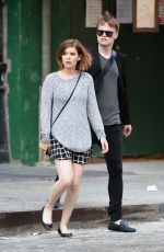 KATE MARA and Jamie Bell Out in New York 05/08/2015