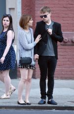 KATE MARA and Jamie Bell Out in New York 05/08/2015