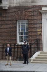 KATE MIDDLETON and Prince William Leaving a Hospital