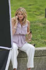 KATE UPTON at The Layover Set in Vancouver 05/22/2015