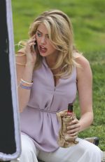 KATE UPTON at The Layover Set in Vancouver 05/22/2015