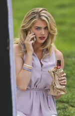 KATE UPTON at The Layover Set in Vancouver 05/22/2015