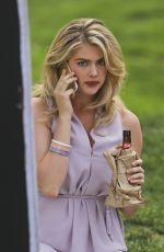 KATE UPTON at The Layover Set in Vancouver 05/22/2015