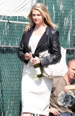 KATE UPTON on the Set of The Layover in Langley City 05/26/2015