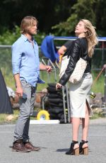 KATE UPTON on the Set of The Layover in Langley City 05/26/2015