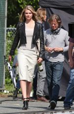 KATE UPTON on the Set of The Layover in Langley City 05/26/2015