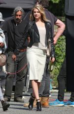 KATE UPTON on the Set of The Layover in Langley City 05/26/2015