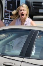 KATE UPTON on the Set of The Layover in Vancouver 05/22/2015