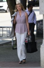 KATE UPTON on the Set of The Layover in Vancouver 05/22/2015