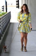 KATHARINE MCPHEE with Her Dog in Los Angeles 05/13/2015