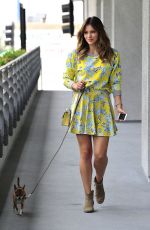 KATHARINE MCPHEE with Her Dog in Los Angeles 05/13/2015
