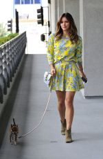KATHARINE MCPHEE with Her Dog in Los Angeles 05/13/2015
