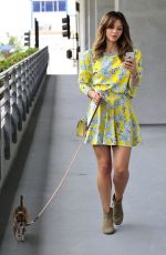 KATHARINE MCPHEE with Her Dog in Los Angeles 05/13/2015
