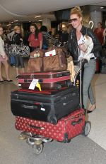 KATHERINE HEIGL Arrives at Los Angeles International Airport 05/05/2015