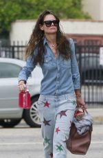 KATIE HOLMES Leaves a Yoga Class in Thousand Oaks 05/27/2015