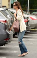 KATIE HOLMES leaves Whole Foods in Santa Monica 05/25/2015