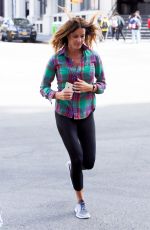 KELLY BENSIMON Out Jogging in New York 04/28/2015