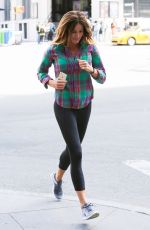 KELLY BENSIMON Out Jogging in New York 04/28/2015