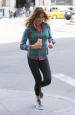 KELLY BENSIMON Out Jogging in New York 04/28/2015