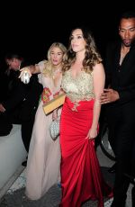 KELLY BROOK and HOFIT GOLAN Arrives at Gotha Night Club in Cannes 05/19/2015