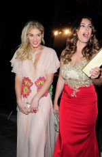 KELLY BROOK and HOFIT GOLAN Arrives at Gotha Night Club in Cannes 05/19/2015