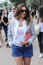 KELLY BROOK Out and About in Cannes 05/19/2015