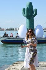 KELLY BROOK Out and About in Venice, Italy