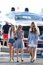 KELLY BROOK. HOFIT GOLAN and TONI GARRN Out and About in Antibes 05/20/2015