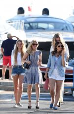 KELLY BROOK. HOFIT GOLAN and TONI GARRN Out and About in Antibes 05/20/2015