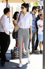 KENDALL JENNER Arrives at Il Pastio in Beverly Hills 05/01/2015