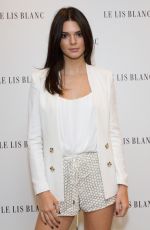 KENDALL JENNER at Le Lis Blanc Photocall in Sao Paulo