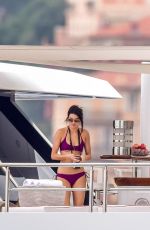 KENDALL JENNER, HAILEY BALDWIN and GIGI and BELLA HADID in Bikinis at a Yacht in Monte Carlo