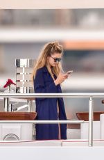 KENDALL JENNER, HAILEY BALDWIN and GIGI and BELLA HADID in Bikinis at a Yacht in Monte Carlo