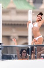 KENDALL JENNER, HAILEY BALDWIN and GIGI and BELLA HADID in Bikinis at a Yacht in Monte Carlo