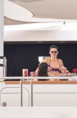 KENDALL JENNER, HAILEY BALDWIN and GIGI and BELLA HADID in Bikinis at a Yacht in Monte Carlo