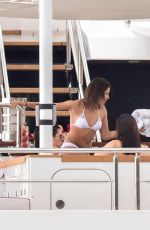 KENDALL JENNER, HAILEY BALDWIN and GIGI and BELLA HADID in Bikinis at a Yacht in Monte Carlo