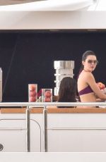 KENDALL JENNER, HAILEY BALDWIN and GIGI and BELLA HADID in Bikinis at a Yacht in Monte Carlo