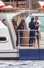 KENDALL JENNER, HAILEY BALDWIN and GIGI and BELLA HADID in Bikinis at a Yacht in Monte Carlo