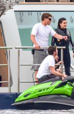 KENDALL JENNER, HAILEY BALDWIN and GIGI and BELLA HADID in Bikinis at a Yacht in Monte Carlo