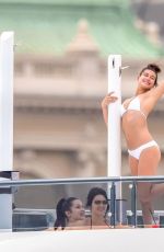 KENDALL JENNER, HAILEY BALDWIN and GIGI and BELLA HADID in Bikinis at a Yacht in Monte Carlo