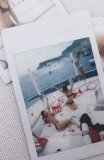 KENDALL JENNER, HAILEY BALDWIN and GIGI and BELLA HADID in Bikinis at a Yacht in Monte Carlo