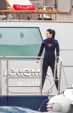 KENDALL JENNER, HAILEY BALDWIN and GIGI and BELLA HADID in Bikinis at a Yacht in Monte Carlo